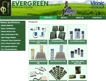 Tablet Screenshot of evergreencpusa.com